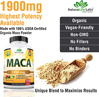 150 Vegan Capsules Peruvian Maca Root Gelatinized
