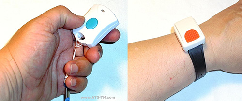 HELP Dialer 700 with Necklace and Wrist Panic Buttons