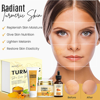 Dermaxgen Turmeric Complete Facial Care Kit