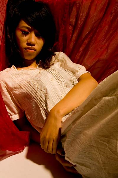 suffering from cramps due to menstruation