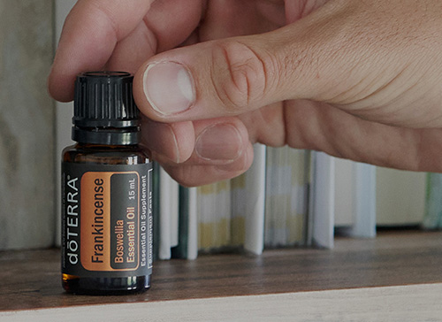 showcasing essential oils