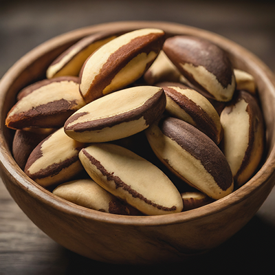 brazil nuts in a bowl