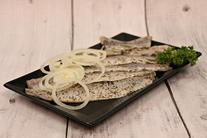 herring on a plate