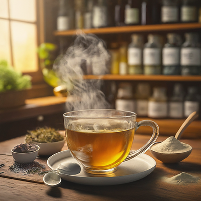 a hot cup of Polygonum hydropiper tea