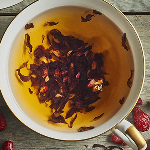 cup of burnet leaf tea