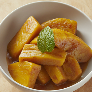 plate of cooked breadfruit