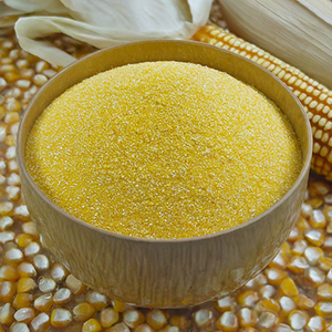 corn and a bowl of corn meal