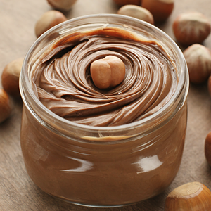 jar of hazelnut butter