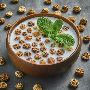 bowl of tiger nuts in milk