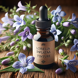 Lobelia inflata flowers and tincture