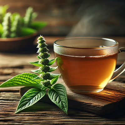 cup of bugleweed tea