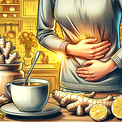 ginger tea for nauseous feeling