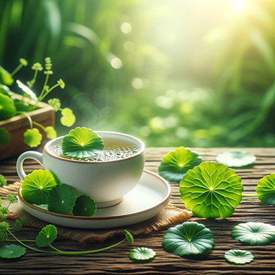 cup of gotu kola tea