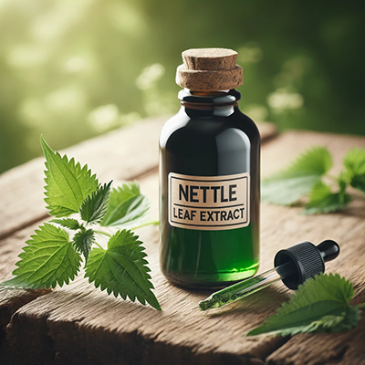 bottle of nettle extract