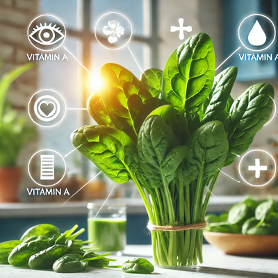 spinach excellent for the eyes