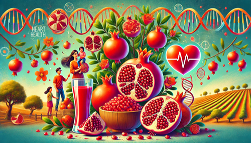 Pomegranate fruit and juice