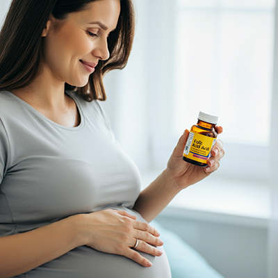 Folic acid is extremely important for fetus development
