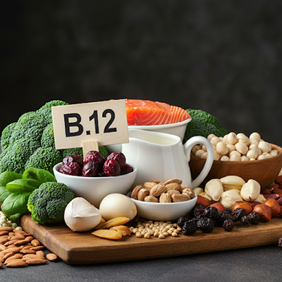 Food sources of vitamin B12