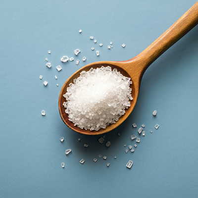 a spoon full of salt