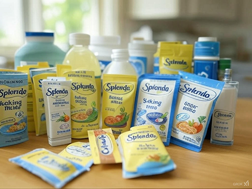 a variety of Splenda packages