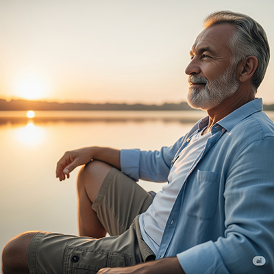 person feeling healthy and vibrant