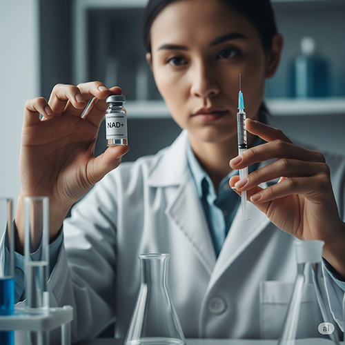 healthcare practitioner and NAD plus injection