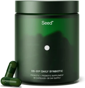 Seed DS-01 Daily Synbiotic - Prebiotic and Probiotic for Women & Men